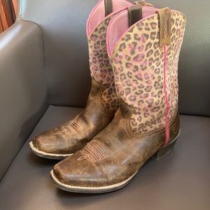 Ariat Pink Leopard Print Boots